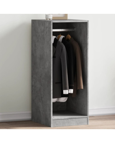 Garde-robe gris béton 48x41x102 cm bois d'ingénierie | Mobilier & Déco