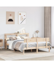 Cadre de lit sans matelas 160x200 cm bois massif de pin | Mobilier & Déco
