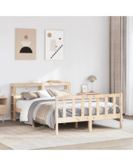 Cadre de lit sans matelas 160x200 cm bois massif de pin | Mobilier & Déco