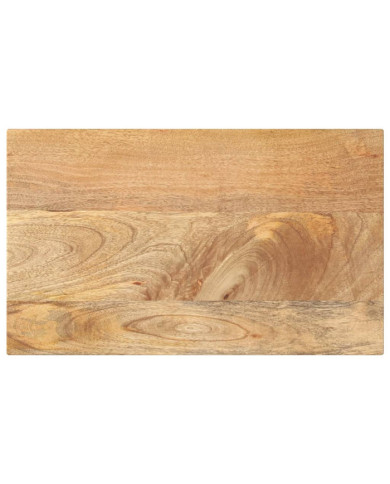 Dessus de table 50x20x2,5 cm rectangulaire bois massif manguier | Mobilier & Déco