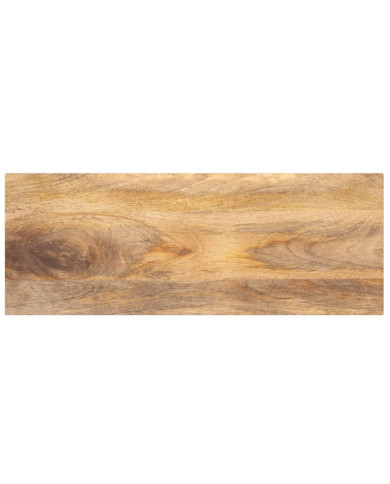Dessus de table 90x40x2,5 cm rectangulaire bois massif manguier | Mobilier & Déco