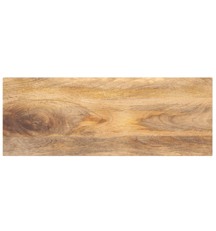 Dessus de table 90x40x2,5 cm rectangulaire bois massif manguier | Mobilier & Déco