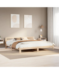 Cadre de lit sans matelas 180x200 cm bois massif de pin | Mobilier & Déco
