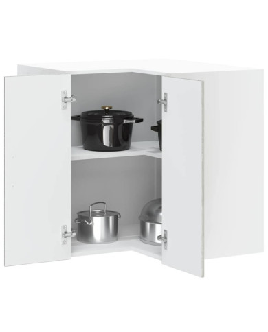 Armoire d'angle murale de cuisine Porto sonoma gris | Mobilier & Déco