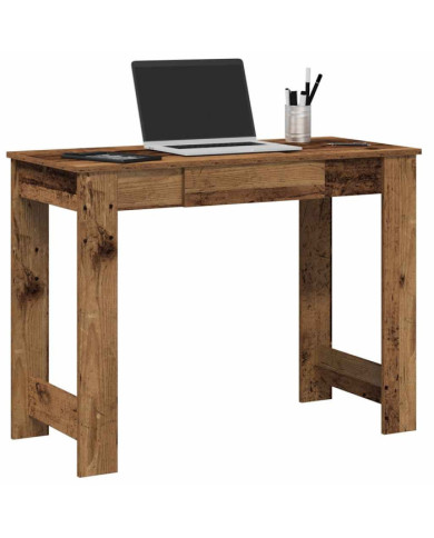 Bureau vieux bois 100x45x75 cm bois d'ingénierie | Mobilier & Déco