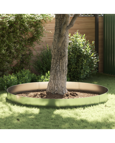 Bordures jardin 5 pcs 25x100 cm Acier Galvanisé Flexible | Mobilier & Déco