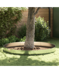Bordures jardin 5 pcs 25x100 cm Acier Galvanisé Flexible | Mobilier & Déco