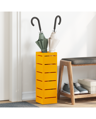 Porte-parapluies Jaune moutarde Métal Standard Porte-parapluies | Mobilier & Déco