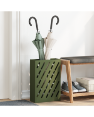 Porte-parapluies Olive verte Métal Standard Porte-parapluies | Mobilier & Déco