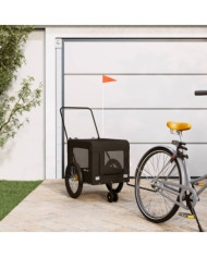 Remorque de vélo pour animaux de compagnie noir | Mobilier & Déco