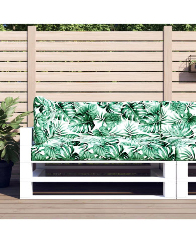 Coussins de palette lot de 3 motif de feuilles tissu | Mobilier & Déco