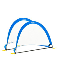 Buts de football pour enfant avec sac 2 pcs 183x117,5x120,5 cm | Mobilier & Déco