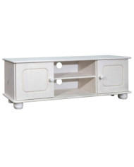 Meuble TV 115x29x40 cm Bois de pin massif | Mobilier & Déco