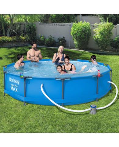 Bestway Ensemble de piscine Steel Pro MAX cadre 366x76 cm | Mobilier & Déco