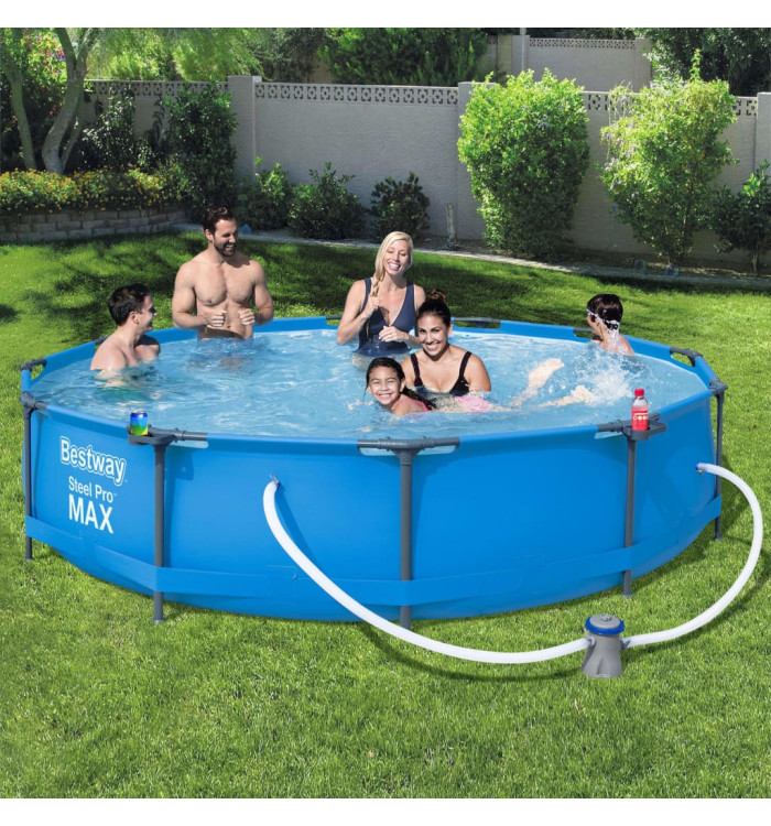 Bestway Ensemble de piscine Steel Pro MAX cadre 366x76 cm | Mobilier & Déco