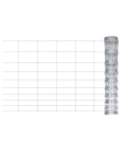 Clôture de jardin Acier galvanisé Argenté 50x1 m | Mobilier & Déco