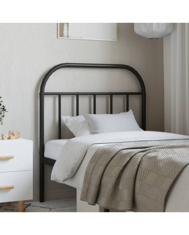 Tête de lit métal noir 90 cm | Mobilier & Déco