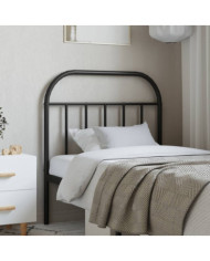 Tête de lit métal noir 90 cm | Mobilier & Déco