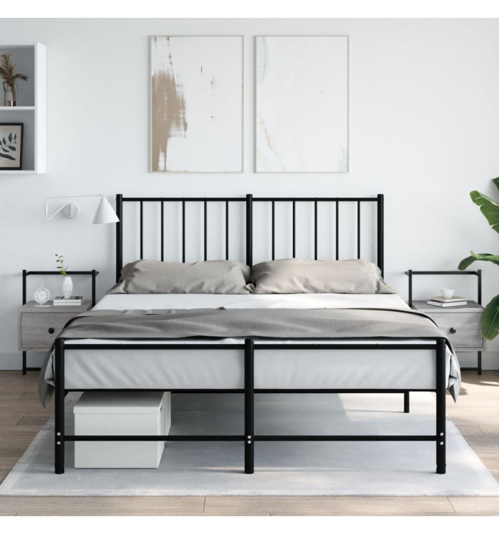 Table de chevet murale 2 pcs sonoma gris 35x30x51 cm | Mobilier & Déco