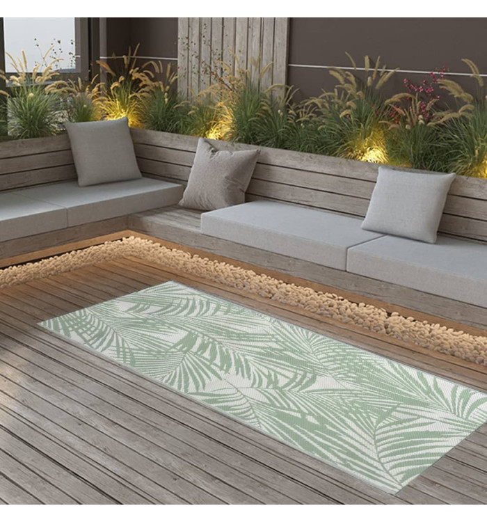 Tapis d'extérieur ARAKIL Vert 80x150 cm PP | Mobilier & Déco