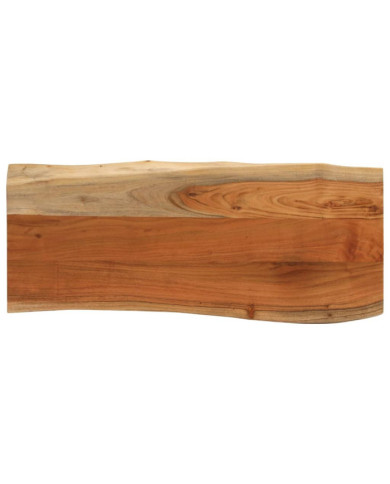 Dessus de table 80x40x3,8 cm rectangulaire bois massif acacia | Mobilier & Déco