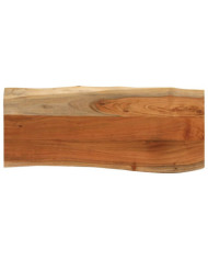Dessus de table 80x40x3,8 cm rectangulaire bois massif acacia | Mobilier & Déco