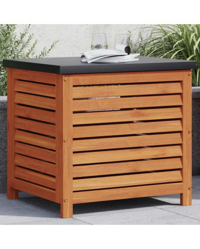 Boîte de rangement de jardin 60x50x55 cm bois d'eucalyptus | Mobilier & Déco