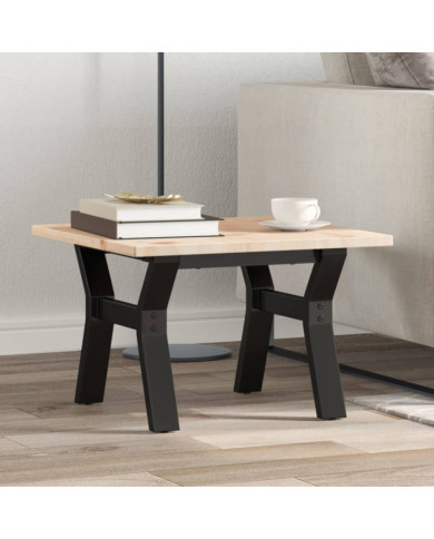 Pieds de table basse cadre en Y 40x40x33 cm acier | Mobilier & Déco