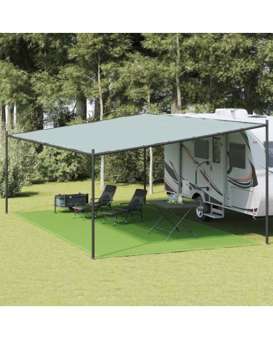 Tapis de tente vert clair 400x600 cm PEHD | Mobilier & Déco
