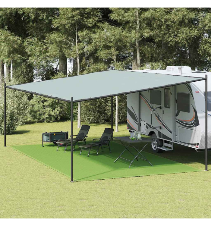 Tapis de tente vert clair 400x600 cm PEHD | Mobilier & Déco