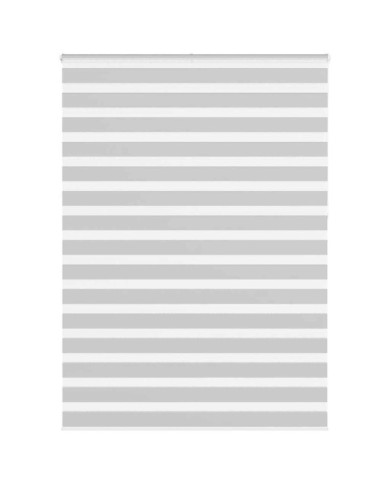 Store zèbre gris clair largeur du tissu 160,9 cm polyester | Mobilier & Déco