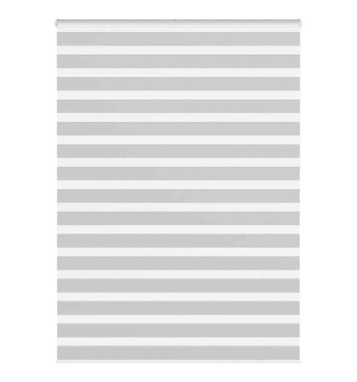 Store zèbre gris clair largeur du tissu 160,9 cm polyester | Mobilier & Déco