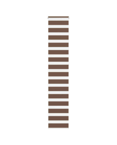 Store zèbre marron 45x230 cm largeur du tissu 40,9 cm polyester | Mobilier & Déco