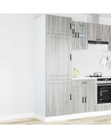 Armoire de cuisine Porto sonoma gris bois d'ingénierie | Mobilier & Déco