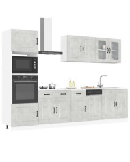Ensemble d'armoires de cuisine 7 pcs Kalmar bois d'ingénierie | Mobilier & Déco