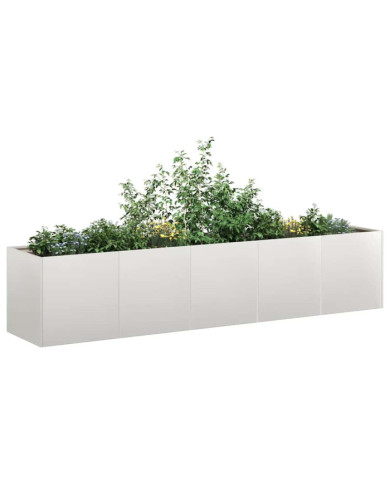 Jardinière 200x40x40 cm acier inoxydable | Mobilier & Déco