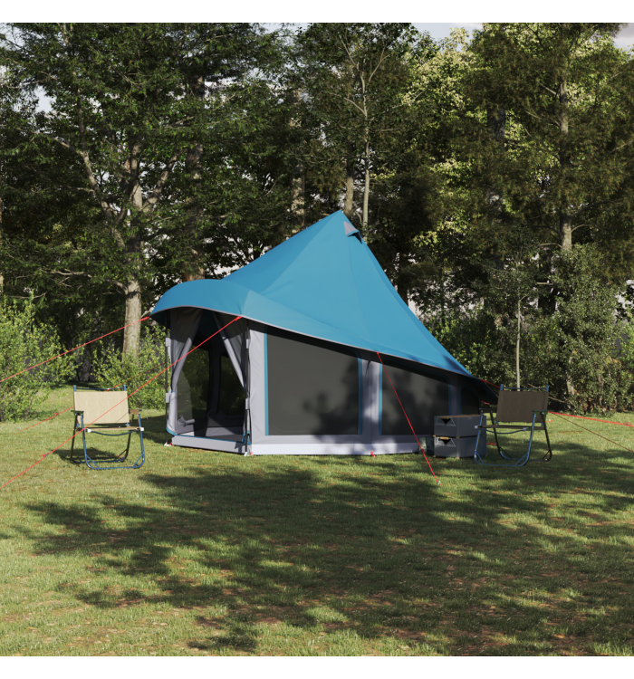 Tente familiale tipi bleue imperméable pour 6 personnes | Mobilier & Déco