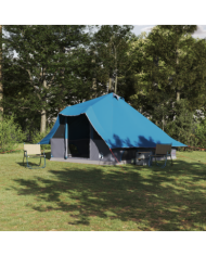 Tente Famille Tipi Bleue 8 Personnes Imperméable | Mobilier & Déco