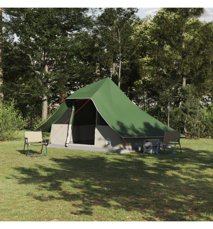 Tente Familiale Tipi Verte 10-Personnes Imperméable | Mobilier & Déco