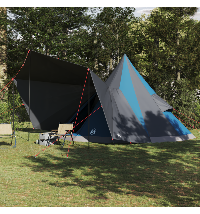 Tente Familiale Tipi Bleue 12-Personnes Imperméable | Mobilier & Déco