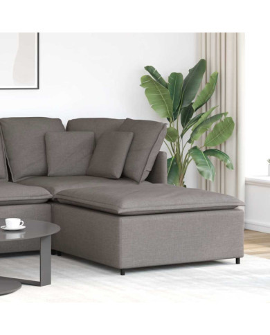Module de repose-pieds pour canapé modulaire Taupe 100 x 100 x 48 cm | Mobilier & Déco