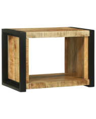 Cube mural 55x35x40 cm en bois massif de manguier | Mobilier & Déco
