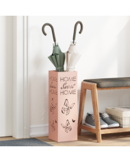 Porte-parapluies Rose Métal Moyenne Décorations | Mobilier & Déco