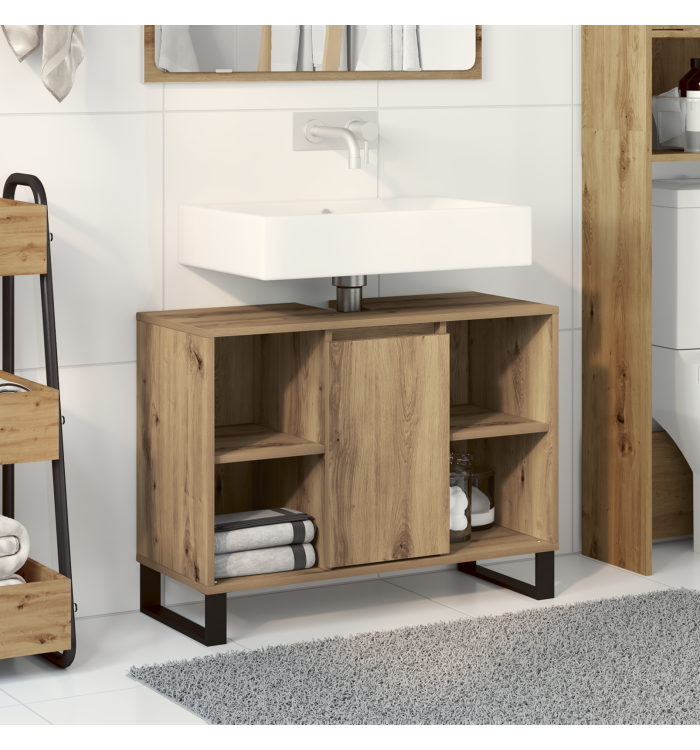 Coiffeuse en chêne artisanal Chêne artisanal Bois d'ingénierie | Mobilier & Déco