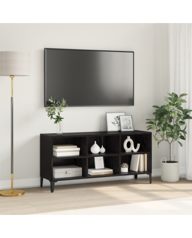Meuble TV en chêne noir Chêne noir Panneaux de particules Standard | Mobilier & Déco