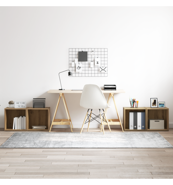 Armoires TV 4 pcs Chêne artisan 37x35x37 cm Bois d'ingénierie | Mobilier & Déco