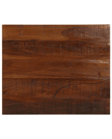 Dessus de table 60x50x3,8 cm rectangulaire bois massif récupéré | Mobilier & Déco