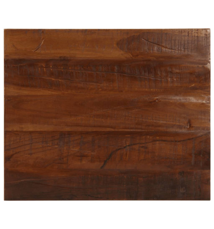 Dessus de table 60x50x3,8 cm rectangulaire bois massif récupéré | Mobilier & Déco