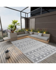Tapis d'extérieur ARAKIL Gris 190x290 cm PP | Mobilier & Déco