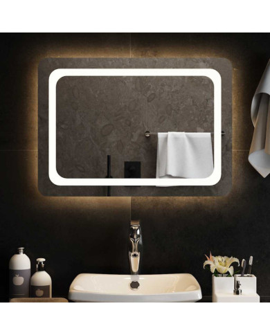 Miroir de salle de bain à LED 70x50 cm | Mobilier & Déco